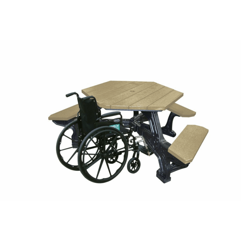 ADA-Accessible Plaza Hex Table
