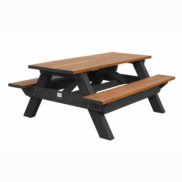 6 foot deluxe picnic table made from recycled plastic materials