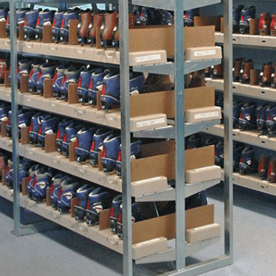 Floor Mounted Skate Storage System
